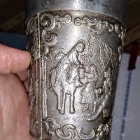 Немски релефни,калаено-сребърни чаши, снимка 13 - Антикварни и старинни предмети - 39304435