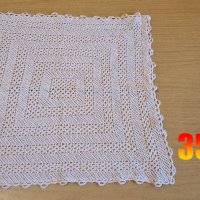 Плетиво на една кука, снимка 1 - Покривки за маси - 43257750