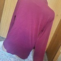 Ново Цикламено памучно поло ХЛ, снимка 4 - Блузи с дълъг ръкав и пуловери - 34627404