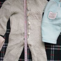 Ръчно плетени детски гащеризон и блуза / жилетка за момче за сезон есен-зима, снимка 7 - Детски пуловери и жилетки - 37595183