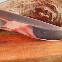 нож ръчна изработка от N690, снимка 2 - Ножове - 44898023