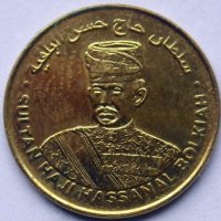Монета 1 сен Бруней, 2017г без драскотина, нециркулирала, като нова, снимка 1 - Нумизматика и бонистика - 32327613