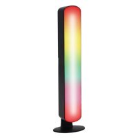 LED RGB лампа с променящи се цветове с дистанционно, 4х3,5х24,5см, Стои вертикално и хоризонтално, снимка 2 - Лед осветление - 38895805