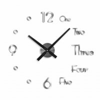 3d стенен часовник - ГОЛЕМИ, различни модели / Часовник за стена лепящ цифри, снимка 11 - Други - 37632374