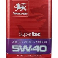 Моторно масло WOLVER Supertec 5W40, 4л, снимка 1 - Аксесоари и консумативи - 37841619