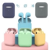 Цветни безжични слушалки в кутийка, снимка 1 - Bluetooth слушалки - 33206345