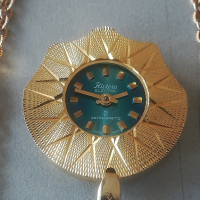 Дамски часовник, медальон. Riviera Electra. Swiss parts. Vintage watch. Швейцарски , снимка 2 - Дамски - 44877978