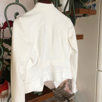 Бяло яке тип сако, снимка 4 - Сака - 44921294