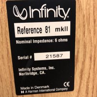 Infinity , снимка 9 - Тонколони - 39854914