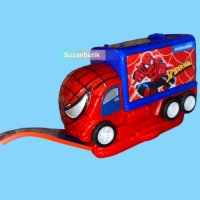 Детски Часовник кола Spider man с прожектор - спайдър мен , снимка 10 - Други - 38172703