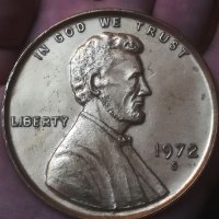 Плакет. ONE CENT - 1972 S. Монета. Един цент. Cent. USA. , снимка 6 - Нумизматика и бонистика - 34828851