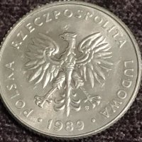20 злоти Полша 1989, снимка 1 - Нумизматика и бонистика - 35067550