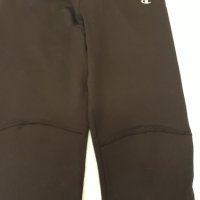Спортни черни клинове със сиво и бяло на кръста и прозрачен щамп под коляното, еластични, спортни, снимка 3 - Клинове - 37402435