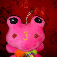 Плюшена Розова Жаба , снимка 3 - Плюшени играчки - 39367466