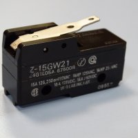Краен изключвател OMRON Z15GW21 15A, 250V AC limit switch, снимка 6 - Резервни части за машини - 38282765