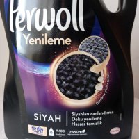 Течен прах за пране PERWOLL 3,96 л. за черно пране ( 66 - 72 пранета), снимка 3 - Перилни препарати и омекотители - 43640743