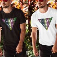 Тениска GUESS принт Всички размери, снимка 3 - Тениски - 30792279