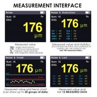 Професионален уред за измерване дебелината на автобоя от 0 до 1.5mm, снимка 5 - Друга електроника - 37593645