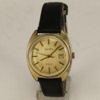 1960's ZENTRA 2000 Немски Позлатен Часовник, снимка 1 - Антикварни и старинни предмети - 40072607