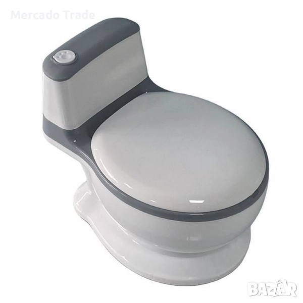 Обучително гърне за деца Mercado Trade, Със звук, Бял, снимка 1