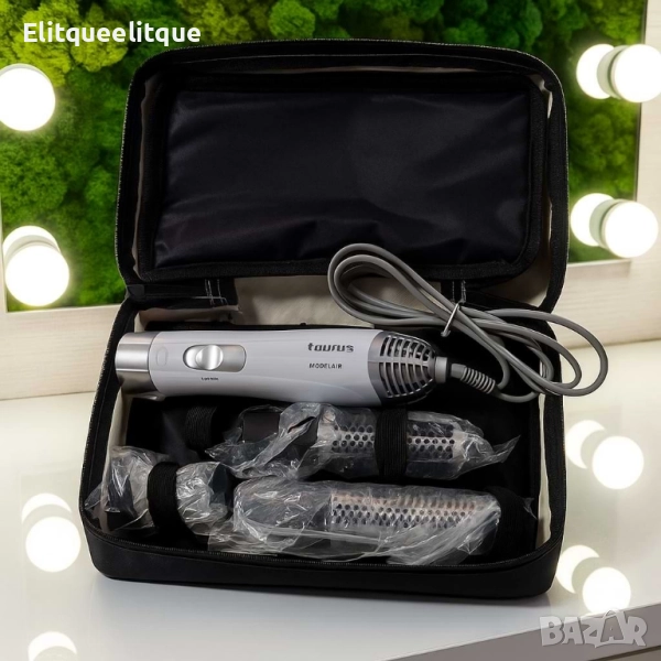 Taurus Model Air 1200W – Сешоар-четка за перфектна прическа у дома, снимка 1