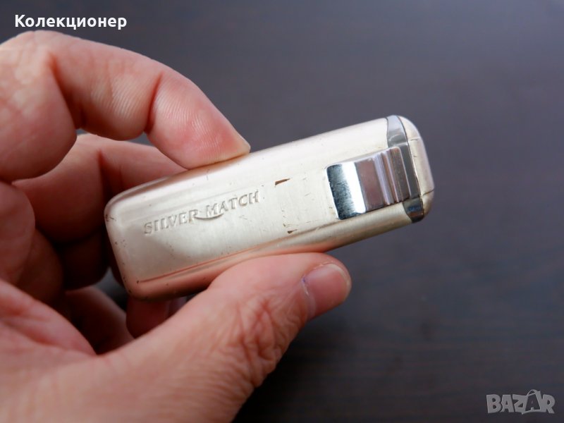 Надеждна противоветрова запалка Silvermatch,безогказна., снимка 1