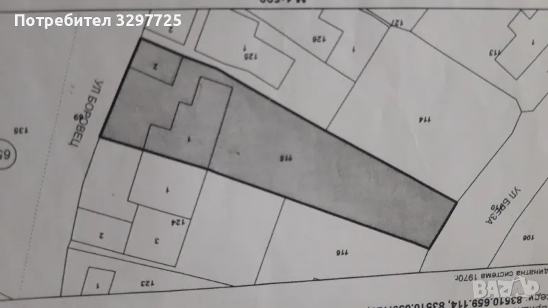 град ШУМЕН 🏚ДВУЕТАЖНА ТУХЛЕНА КЪЩА 🏠КВАРТАЛ:55А ПЛОЩ ЗЕМЯ 574кв.м. ЗАСТРОЕНА ПЛОЩ103.00кв.м., снимка 1