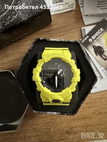 Casio G-shock GBA-800-9AER часовник в неонов цвят, снимка 1