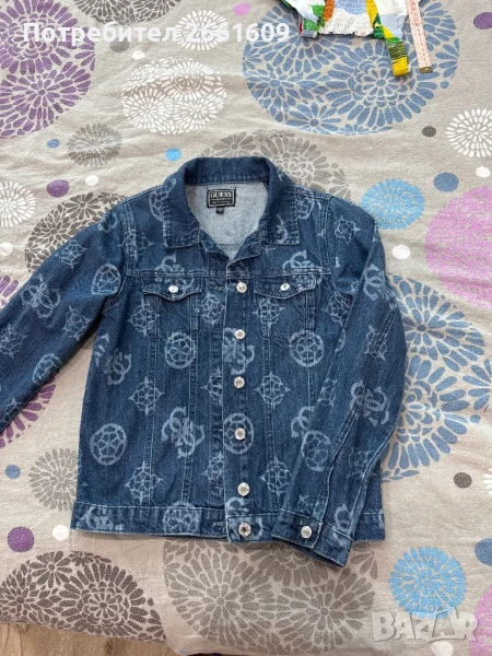 Детско дънково яке guess, снимка 1