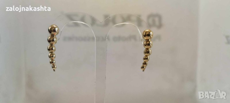 Нови Златни обеци-2,39гр/14кр, снимка 1