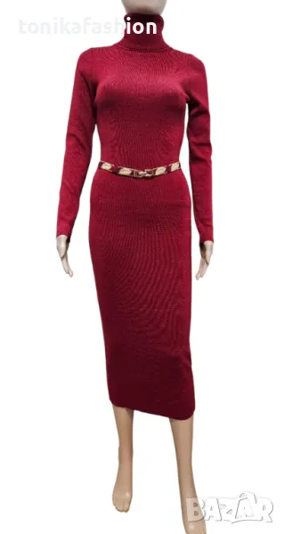 Бандажна рокля с ламе , снимка 1