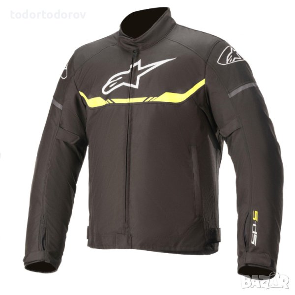 Мото яке ALPINESTARS T-SP S WATERPROOF FLUO,подплата,протектори, снимка 1