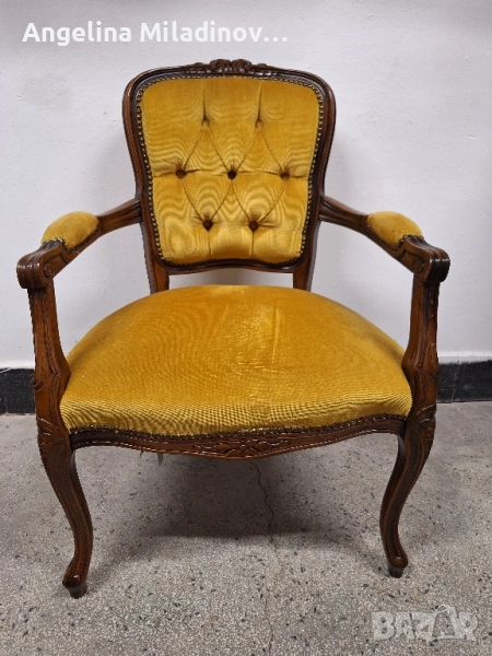 Винтидж кресло Луи XV , снимка 1