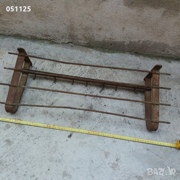 стара масивна кована закачалка  за дрехи , снимка 1