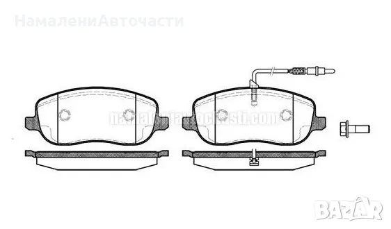 0879.12 Citroen предни накладки, снимка 1