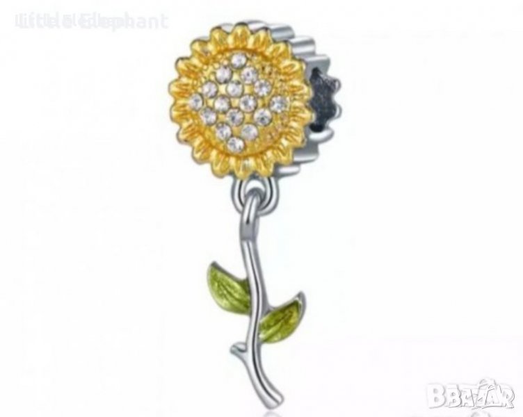 Sale Сребърен висящ елемент Пандора"Sunflower"/нов, снимка 1
