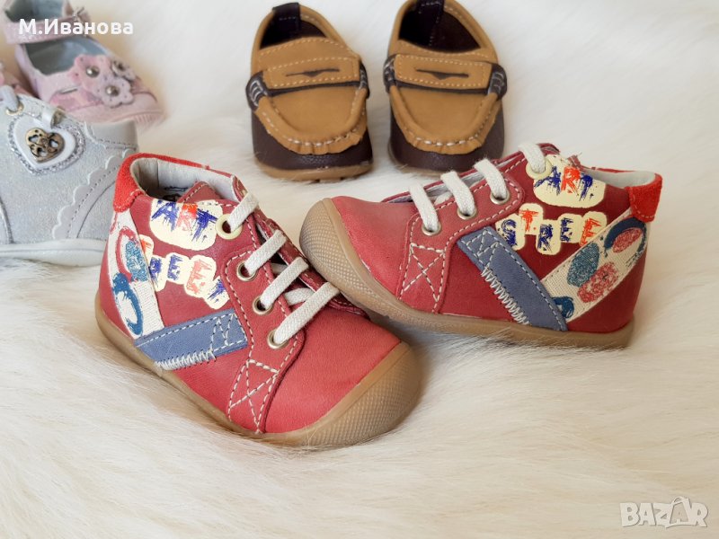 Детски обувки №18 - естествена кожа НОВИ, снимка 1