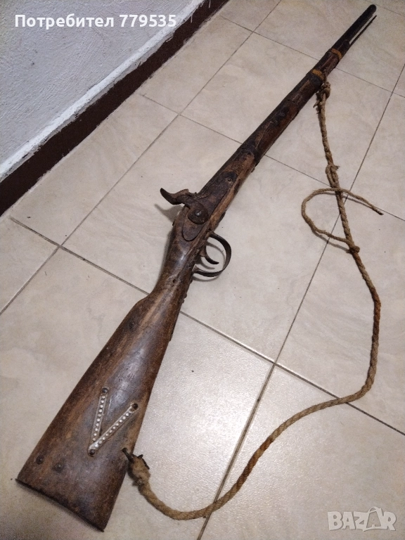 МНОГО СТАРА КАПСУЛНА ПУШКА, снимка 1