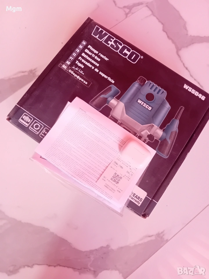 Оберфреза WESCO 1500W , снимка 1