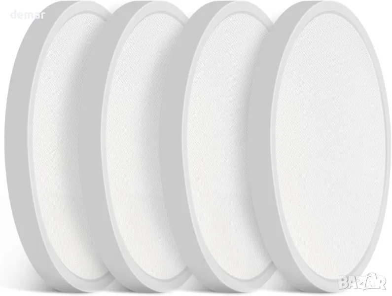 DEEPLITE Таванни осветителни тела за скрит монтаж, 24 W, бели, 4 броя, 29 см, снимка 1