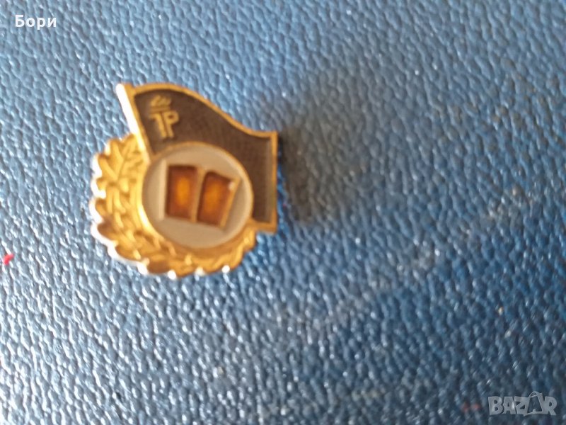 ГДР пионерски училищен награден знак., снимка 1