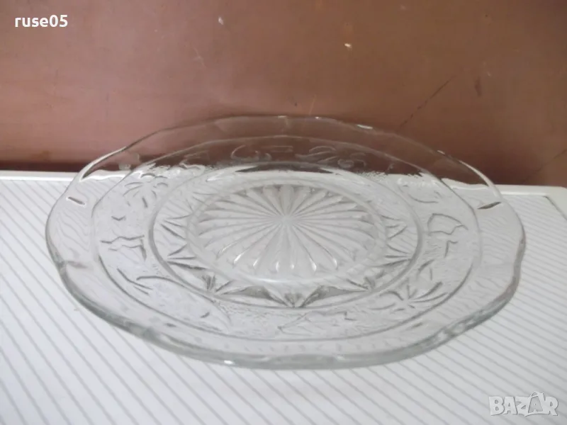 Чиния стъклена, снимка 1
