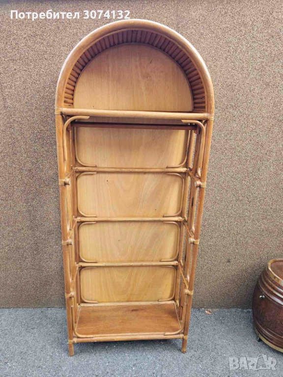 Портманто от естествен бамбук, снимка 1