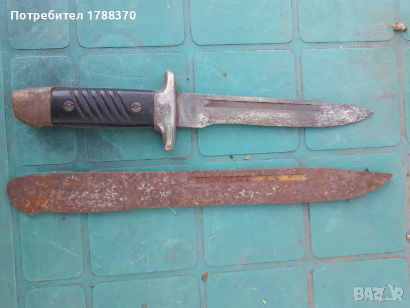 Дневален нож + заготовка за нож на дневалния , снимка 1