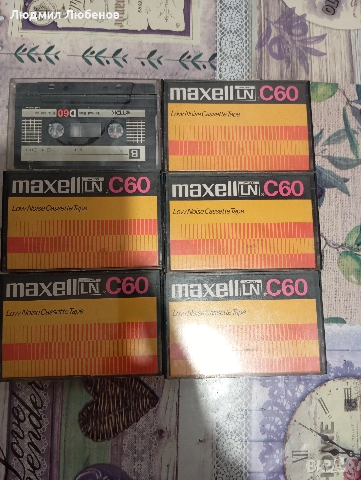 Лот 5бр. касети Maxel и 1брTDK, снимка 1