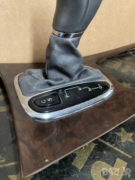 W203 Мерцедес ц класа скоростен лост с маншон за автоматик и панел с хром околожка, снимка 1