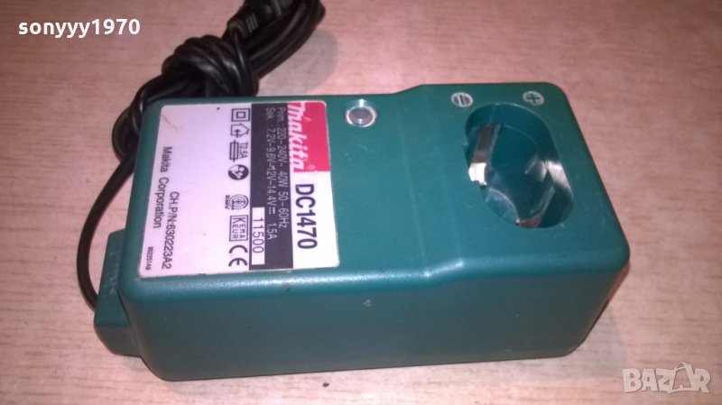 SOLD-ПОРЪЧАНО-makita dc1470 battery charger-внос швеицария, снимка 1