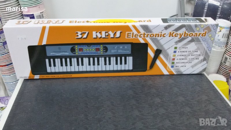 Йоника с микрофон, много функции, сила на звука, включени батерии, в кутия - 1811, снимка 1