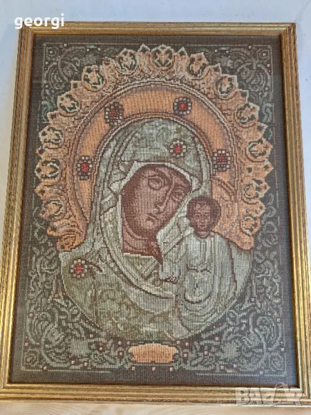 гоблен Казанската Мадона , снимка 1