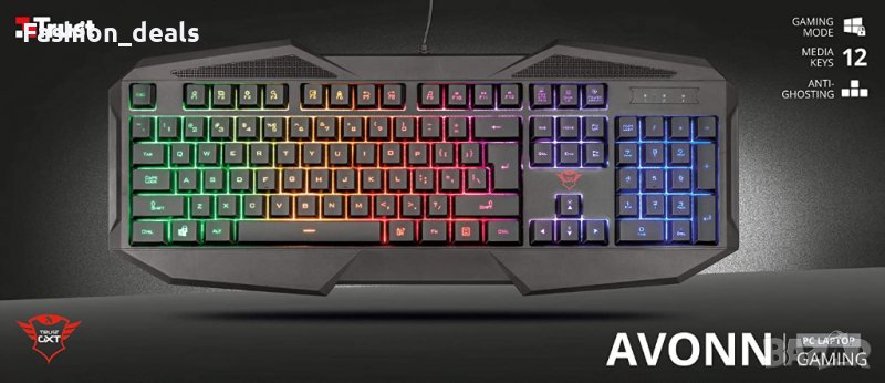 Нова механична игрална клавиатура преносима кабелна с LED подсветка, снимка 1